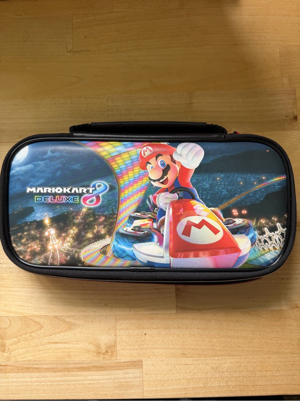 Nintendo Mario Kart Deluxe Case with Red, Blue, Black